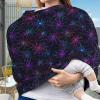 Muishi Neon Spider Webs Baby Car Seat Covers Carseat Canopy Soft Infant Stroller Cover Nursing Breastfeeding Covers for Girls Boys Newborn view 2