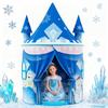 Skirfy Princess Play Tent, Frozen Toy for Girls, Ice Castle Kids Tent Indoor and Outdoor, Large Imaginative Playhouse for Toddler 3+,Christmas Birthday Thanksgiving Gift for Girls-64.2*41.3*41.3 inch view 1