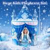 Skirfy Princess Play Tent, Frozen Toy for Girls, Ice Castle Kids Tent Indoor and Outdoor, Large Imaginative Playhouse for Toddler 3+,Christmas Birthday Thanksgiving Gift for Girls-64.2*41.3*41.3 inch view 2
