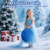 Skirfy Princess Play Tent, Frozen Toy for Girls, Ice Castle Kids Tent Indoor and Outdoor, Large Imaginative Playhouse for Toddler 3+,Christmas Birthday Thanksgiving Gift for Girls-64.2*41.3*41.3 inch view 3