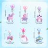 Mikovivi 6 Pairs Colorful Clip on Drop Earrings Set, Resin No Pierced Design Kids Child Dangle Earrings Cute Butterfly Ear Clips for Children Toddler Party Daily Wearing Princess Jewelry view 2