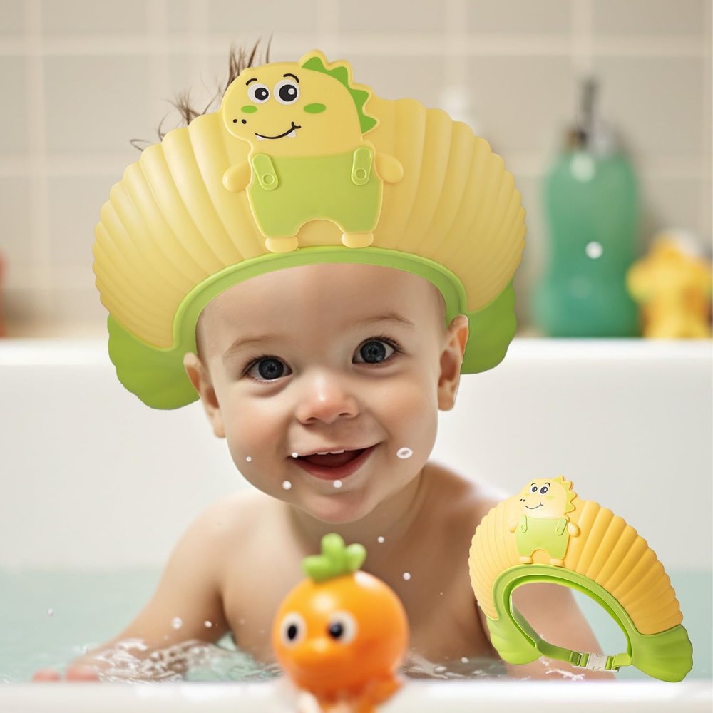 Ages 0-9 Years, Kids Visor Hat, Bath Time Fun, Eye & Ear Shield