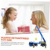 FELTECHELECTR Telescopic Crane Truck for Arm Engineering Vehicle Movable Parts Construction for Imaginative Play and Learning Great Present for Ages view 4