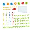 Kisangel 1 Set DIY Gear Wheel Assemble Disassemble Toolbox for Bright Colors Safe Material Enhances Imagination Motor Skills Fun Learning Activity view 1