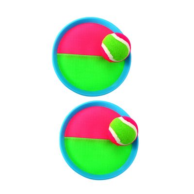 Toddmomy 1set Catch Ball Toy Sticky Sucker Balls for Outdoor Interactive Play Paddle for Boy Girl Strong Adhesion for Endless Fun