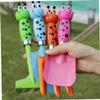 VICASKY 4-Piece Kids Gardening Tool Set Multi-Functional Shovel Rake and Trowel for Play Sturdy and Lightweight Gardening Toys for Boys and Girls Random Color view 4