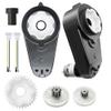 2Pack 1.9cm/0.74in 24V RS555 40000RPM Fast Drive Motor Gearbox for Power Wheels Motor Upgrade,1.6cm/0.61in High Speed Steel Gears Motor Gearbox for Kid's Ride on Toys Car Replacement Parts,18V 20V view 1