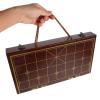 CIYODO Portable Chinese Chess Set Wooden Chess Board Travel-Friendly Bag Xiangqi Game for Adults Boys and Girls view 3