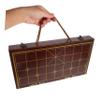 Abaodam Wooden Xiangqi Set for Adults and Kids Portable Dual-Function Storage Chess Box Folding Board Chinese Chess Game for Travel and Home Play view 3