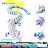 31.5 Large 3D Printed Dragon Bigger Fidget Animals Toys, Giant Flexible Articulated Fidget Toy, Huge 3D Printed Crystal Dragon Halloween Home Office Executive Desk Decor, Christmas 3D Print Toy view 4