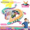 TXB3DOK 31.5" Giant 3D Printed Dragon Large 3D Dragon Model, Big 3D Printed Figure, Oversized Poseable Articulated Toy, Fantasy Collectible Gift for Desk and Home Dcor (Rainbow, 31.5 inch) view 2