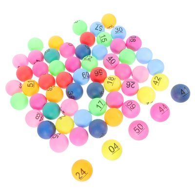 Kisangel 90pcs Colorful Numbered Draw Balls for Raffle and Bingo Games Fillable Plastic Balls for Carnival Prizes Group Activities and Event Draws