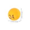 Kisangel 90pcs Colorful Numbered Draw Balls for Raffle and Bingo Games Fillable Plastic Balls for Carnival Prizes Group Activities and Event Draws view 2