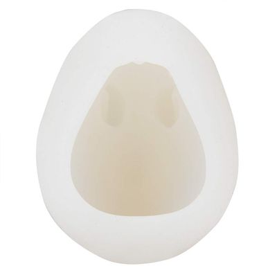 3D Easter, Bunny Soap Silicone, DIY Clay, Easter Fondant Cake, Bunny Fondant, Clay Chocolate Candy (Transparent trumpet)