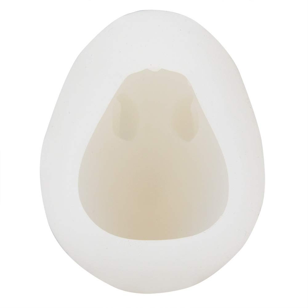 3D Easter, Bunny Soap Silicone, DIY Clay, Easter Fondant Cake, Bunny Fondant, Clay Chocolate Candy (Transparent trumpet)