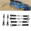 Beufee Rc Tie Link Rods Set, Replacement Servo Pull Rod Pull Rod Tie Link Rods Set for 144001 144002 124018 124019 124017 124016 Remote Control Car view 2