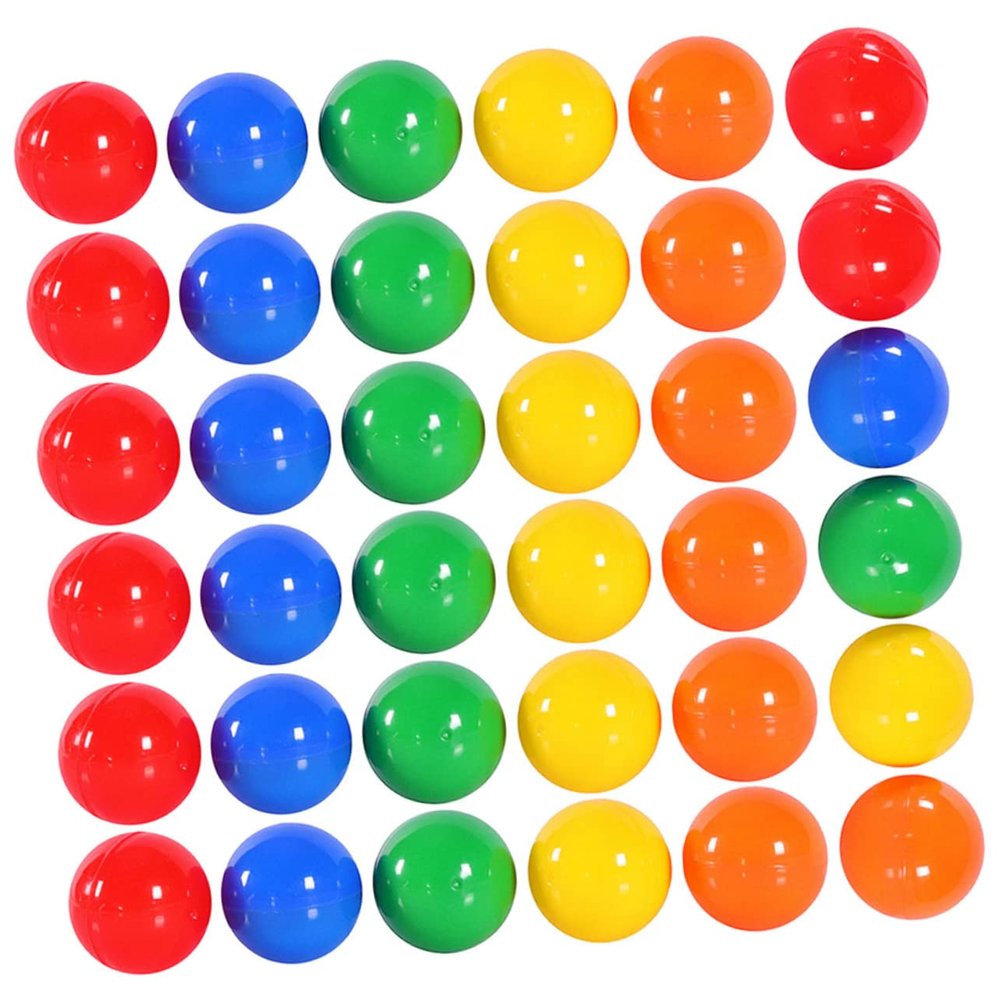 JOINPAYA 100Pcs Raffle Drawing Balls Durable Plastic Party Game Props for Celebrations Events and Game Bright Colors Easy to Hold for Raffles