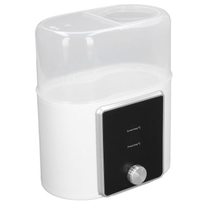 2-in-1 Baby Bottle Warmer and Milk Heater for Twin Feeding Fast Heating Maintains Consistent Temperature Easy Clean Design