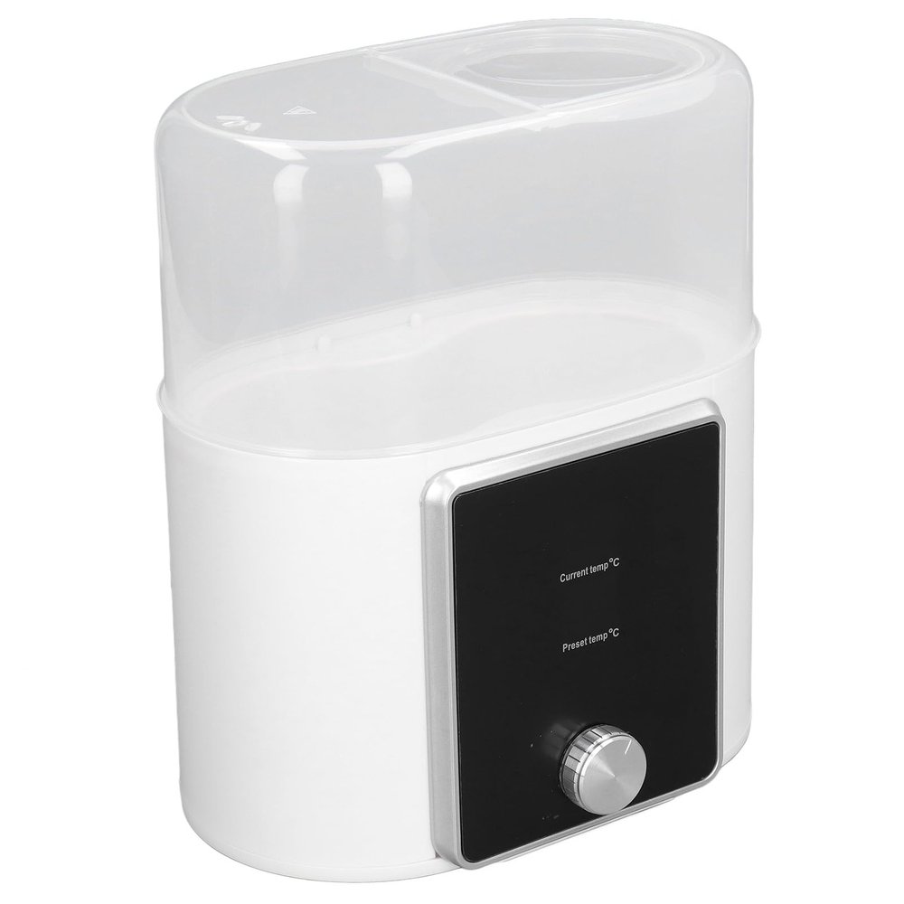 2-in-1 Baby Bottle Warmer and Milk Heater for Twin Feeding Fast Heating Maintains Consistent Temperature Easy Clean Design