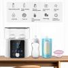 2-in-1 Baby Bottle Warmer and Milk Heater for Twin Feeding Fast Heating Maintains Consistent Temperature Easy Clean Design view 3