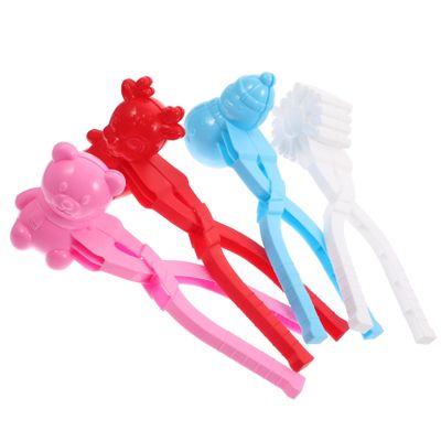 BRIGHTFUFU 4pcs Clamp Toy Set Winter Snow Toys Kit for Boys and Girls Maker Outdoor Makers for Boys Years Old