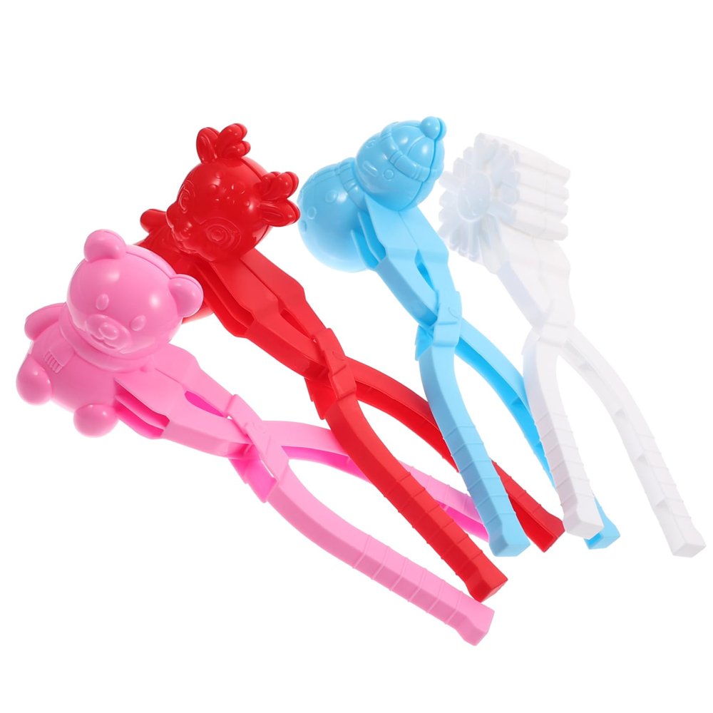 BRIGHTFUFU 4pcs Clamp Toy Set Winter Snow Toys Kit for Boys and Girls Maker Outdoor Makers for Boys Years Old