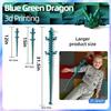 31.5 Large 3D Printed Dragon Bigger Fidget Animals Toys, Giant Flexible Articulated Fidget Toy, Huge 3D Printed Crystal Dragon Halloween Home Office Executive Desk Decor, Christmas 3D Print Toy view 3