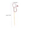 Hemobllo 24pcs Nurse Cupcake Decor Creative Nursing School Cake Picks Rose Gold Party Cupcake Toppers Styles Each for Nurse Graduation Celebrations view 2