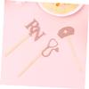Hemobllo 24pcs Nurse Cupcake Decor Creative Nursing School Cake Picks Rose Gold Party Cupcake Toppers Styles Each for Nurse Graduation Celebrations view 3