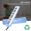 37 Keys Melodica Instrument, Musical Instrument Air Piano Keyboard Pianica for Kids Adults Beginners Professional Training with Carrying Bag (Blue) view 3