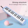 37 Keys Melodica Instrument, Musical Instrument Air Piano Keyboard Pianica for Kids Adults Beginners Professional Training with Carrying Bag (Blue) view 4