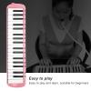 37 Keys Melodica Instrument, Musical Instrument Air Piano Keyboard Pianica for Kids Adults Beginners Professional Training with Carrying Bag (Pink) view 2