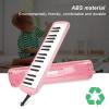 37 Keys Melodica Instrument, Musical Instrument Air Piano Keyboard Pianica for Kids Adults Beginners Professional Training with Carrying Bag (Pink) view 3