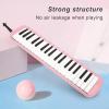 37 Keys Melodica Instrument, Musical Instrument Air Piano Keyboard Pianica for Kids Adults Beginners Professional Training with Carrying Bag (Pink) view 4