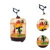 EHJRE Birds Birdcage Toy Sound Activated Children Birthday Gift Mini Decorative view 3