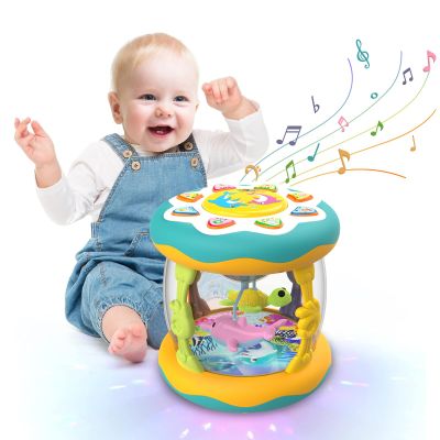 CATNA BUTY Baby Musical Toy12-24 Months - Ocean Projector with Rotating Lights, Night Light Toy, Crawling Learning Toy, Gifts for Boys & Girls