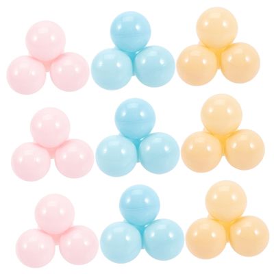 FOYTOKI 50Pcs Round Ocean Balls for Educational Swimming Pits Balls for Playhouses Pools and Party Decorations Lightweight and Easy to Use Random Color