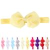 10 Pcs Baby Headband, Headbands Cute Bow Hair Band Colorful 10pcs Fabric Bowknot Flower Headwear Cloth Ribbon Elastic Headdress Accessories for Toddler Kids Hairband view 2
