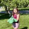 Crochet Weighted Crocodile Plush view 2