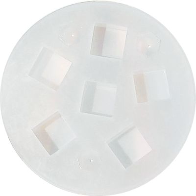 Blank Dice Mold - Cube Shapes for Pips - Blank Inserts Only - For 16mm - Standard Size - Sharp Edge - Six 6-sided Playing Dice - Blank Dice Mold for Board Games