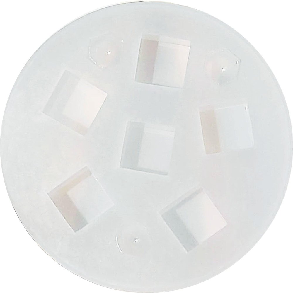 Blank Dice Mold - Cube Shapes for Pips - Blank Inserts Only - For 16mm - Standard Size - Sharp Edge - Six 6-sided Playing Dice - Blank Dice Mold for Board Games