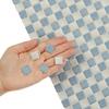 150 pcs, Dollhouse Flooring, 1:12 Scale Doll House Tiles, Miniature Checkerboard Floor, REDUCIO! (Blue and Soft Grey) view 1
