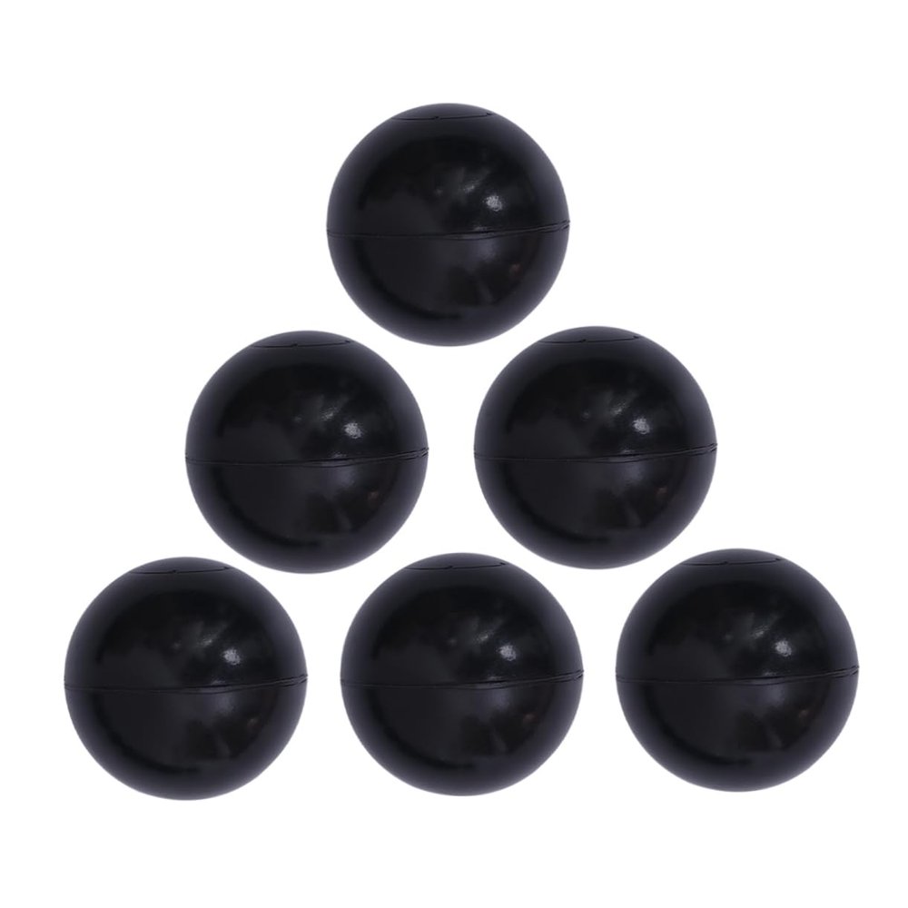Toddmomy 1set Crush Plastic Balls for Safe Ocean Ball for Playtime Bath Fun and Group Activities Black 50pcs