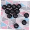 Toddmomy 1set Crush Plastic Balls for Safe Ocean Ball for Playtime Bath Fun and Group Activities Black 50pcs view 3