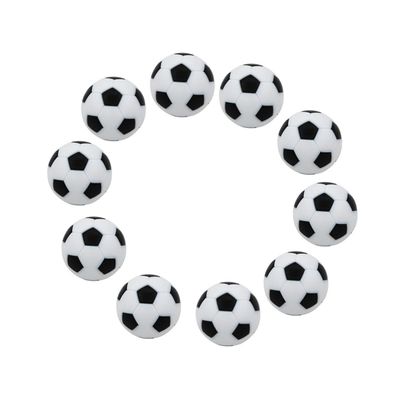 BESPORTBLE 32mm Resin Table Footballs 18-Piece Set for Desk Soccer Accessories Mini Football Toys for Sports Parties Indoor Fun and Office Play
