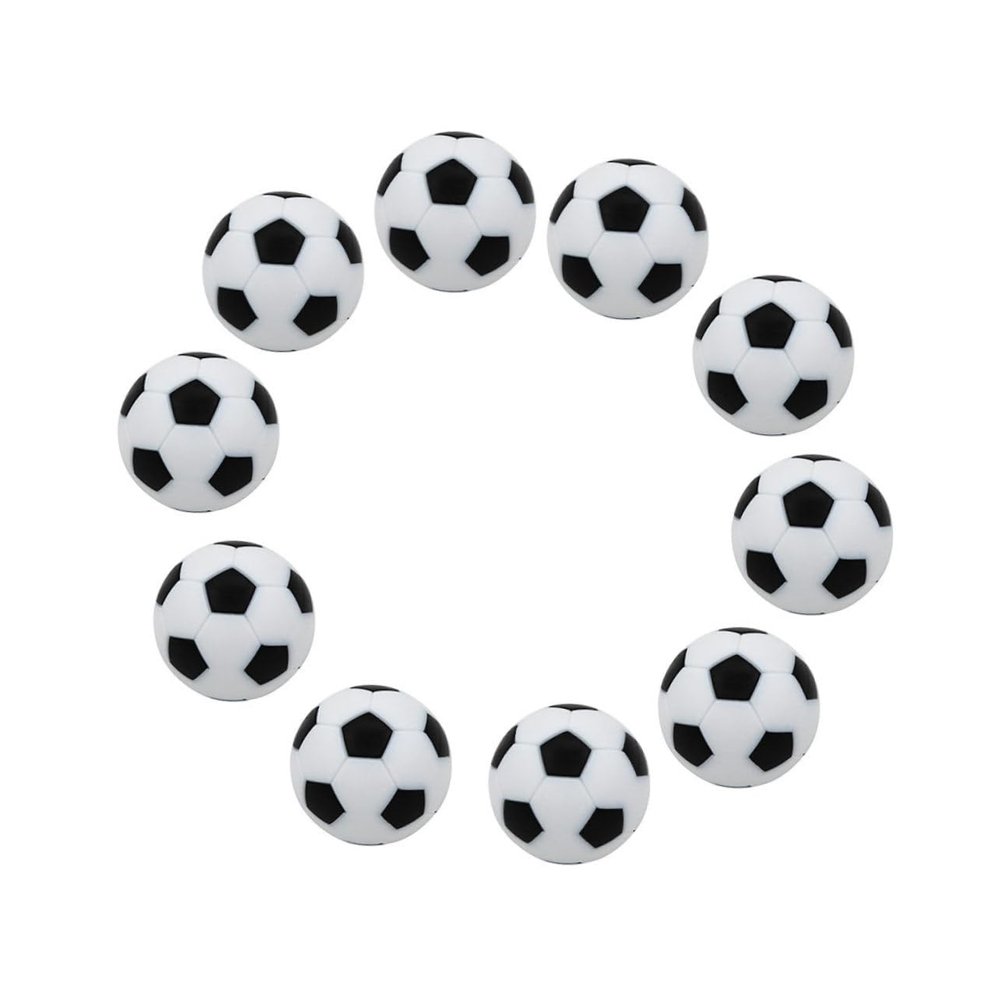 BESPORTBLE 32mm Resin Table Footballs 18-Piece Set for Desk Soccer Accessories Mini Football Toys for Sports Parties Indoor Fun and Office Play