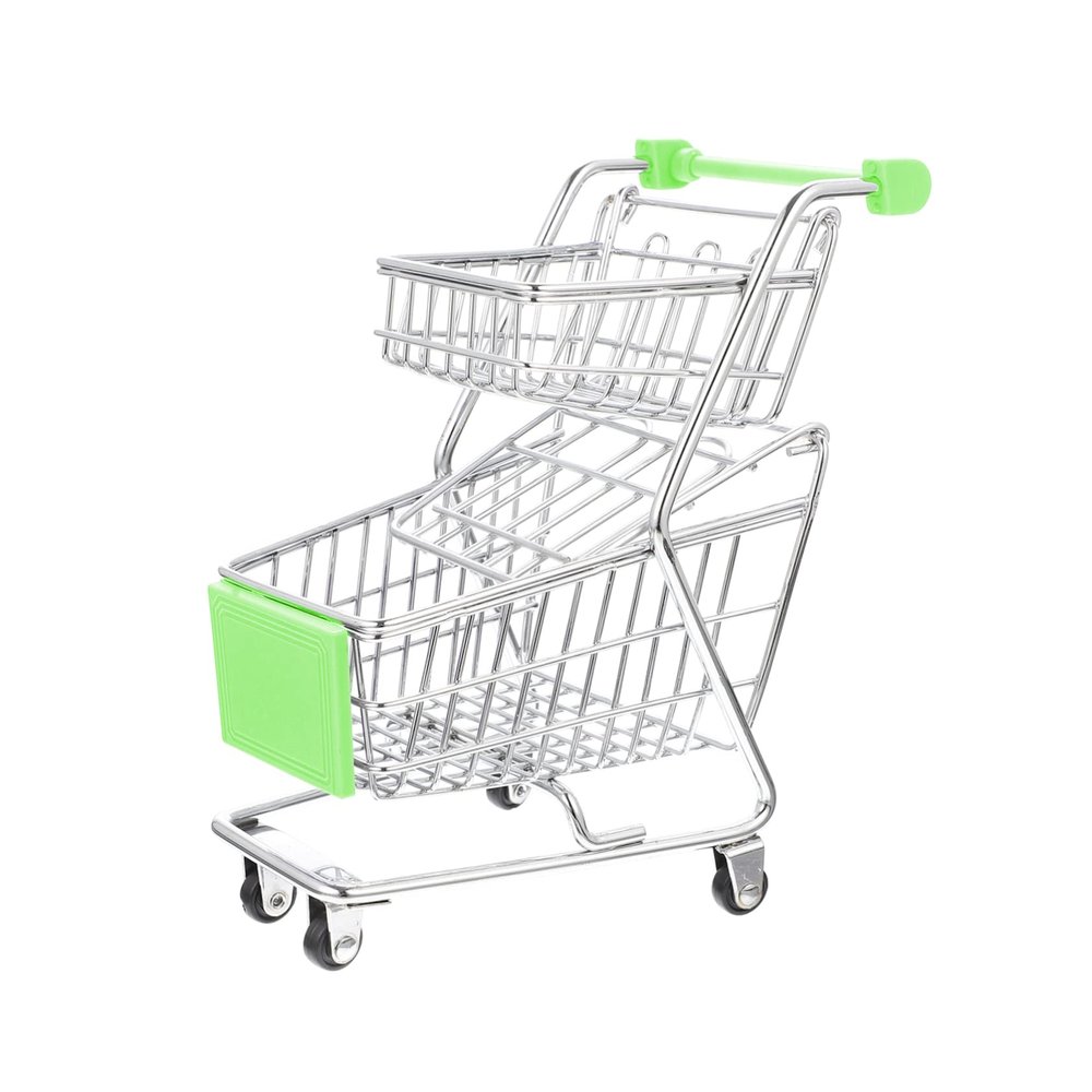 SUPVOX Mini Shopping Cart Toy Shopping Cart for Boys and Girls Small Supermarket Trolley