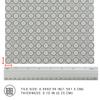 150 pcs, Dollhouse Flooring, 1:12 Scale Doll House Tiles, Miniature Dollhouse Accessories, REDUCIO! (Victorian Soft Blue) view 2
