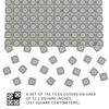 150 pcs, Dollhouse Flooring, 1:12 Scale Doll House Tiles, Miniature Dollhouse Accessories, REDUCIO! (Victorian Soft Blue) view 3
