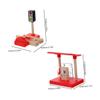 Toddmomy Wooden Train Track Accessories 2-Piece Toy Set for Boys and Girls DIY Gas Station Model Playset Sand Table Decoration view 2